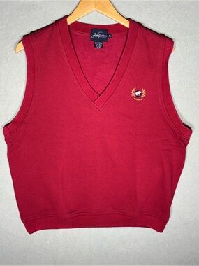 Jack Nicklaus Red V-Neck Golf Vest size XL